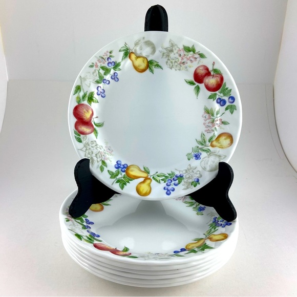 Corelle Dining Vintage Corelle Chutney Swirl Rim Dessert Bread